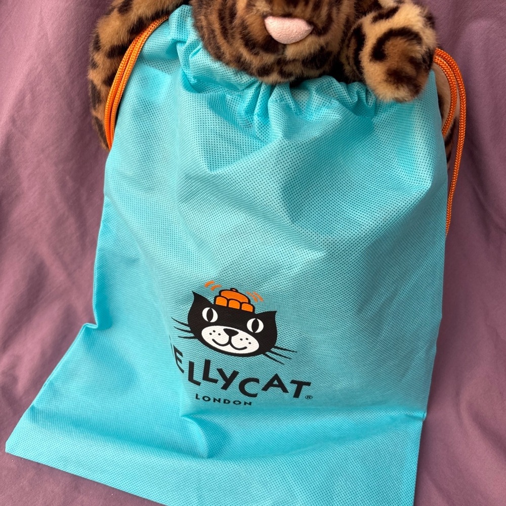 Jellycat COBBLEHOP BUNNY EXCLUSIVE Ruby Cruiser in-hand  Authentic NWT dust bag - Picture 2 of 11